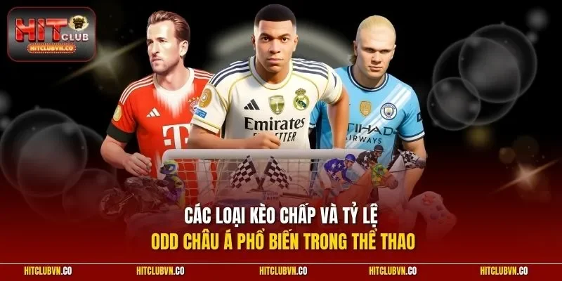 Các loại kèo chấp và tỷ lệ Odd Châu Á phổ biến trong thể thao